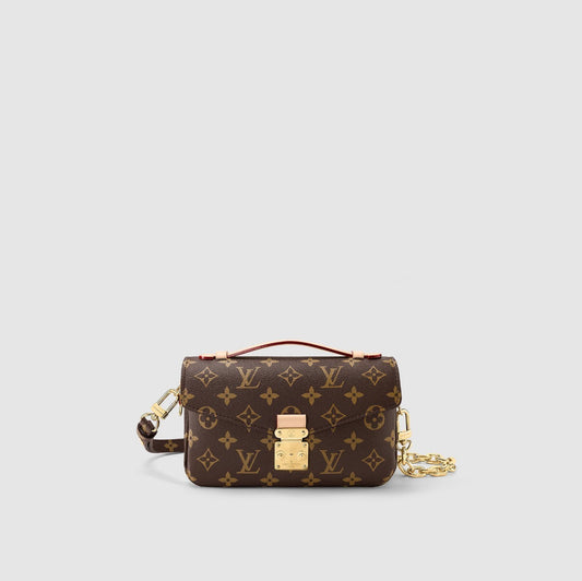 Louis Vuitton POCHETTE MÉTIS EAST WEST Monogram Metis Clutch Bag