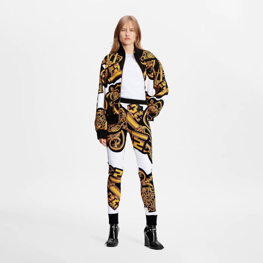 Louis Vuitton PRINTED LOGO PANTS LEGGINGS Apparel