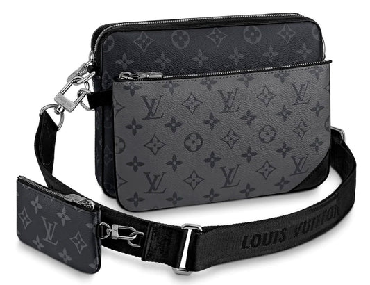 Louis Vuitton REVERSE ECLIPSE TRIO Monogram Crossbody Bag
