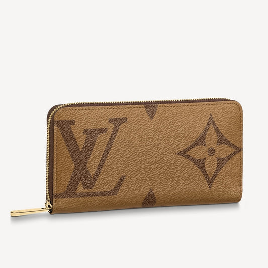 Louis Vuitton REVERSE GIANT ZIPPY Monogram Wallet Case