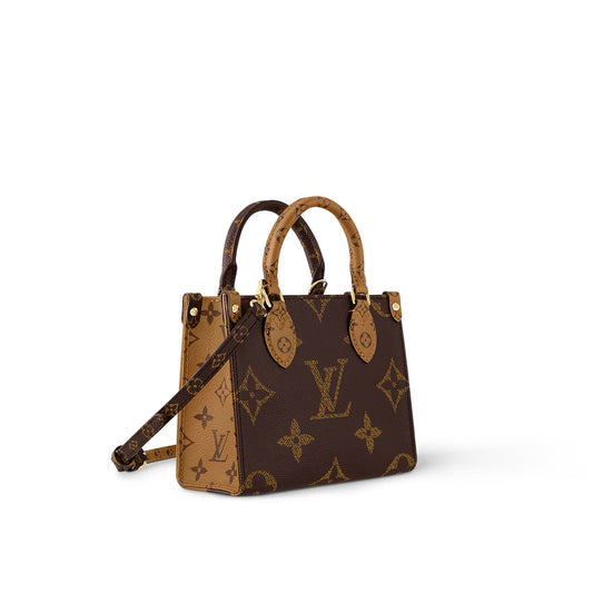 Louis Vuitton REVERSE GIANT "ONTHEGO" BB Monogram Tote Bag