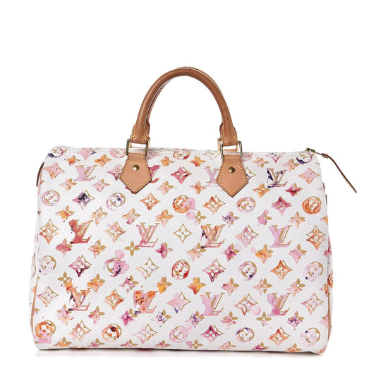 Louis Vuitton X RICHARD PRINCE SPEEDY 35 Monogram Handbag