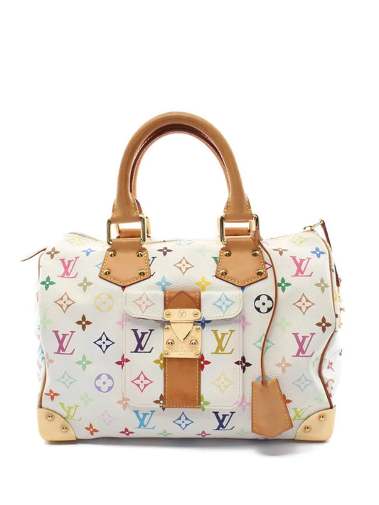 Louis Vuitton X TAKASHI MURAKAMI LIMITED EDITION Monogram Multicolor Speedy Handbag