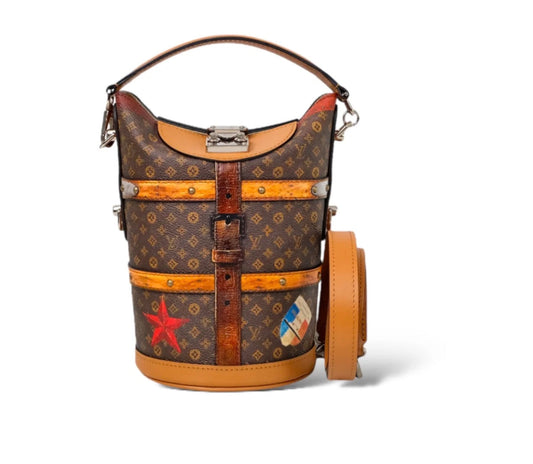 Louis Vuitton TIME TRUNK DUFFLE Monogram Travel Bag