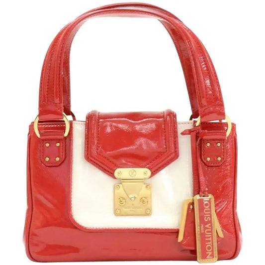 Louis Vuitton CRUISE SAC BICOLOR Leather Vernis Handbag