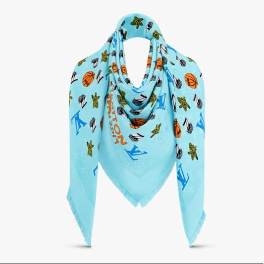 Louis Vuitton X JONAS WOOD SHAWL Monogram Scarf