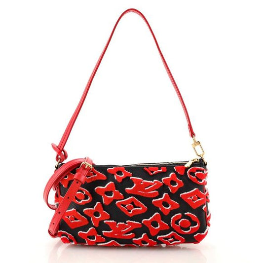 Louis Vuitton X UF TUFTED POCHETTE Monogram Clutch Bag