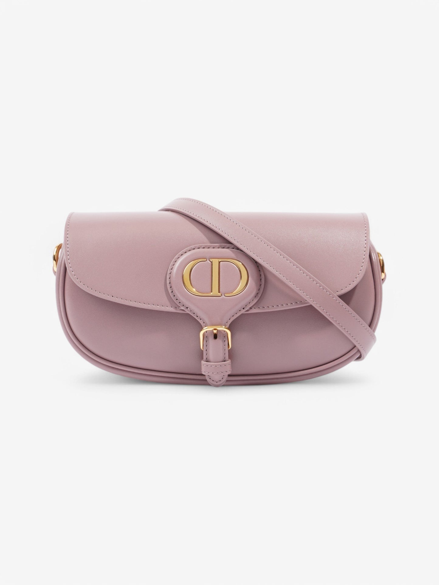 Dior Christian Bobby East West Lilac Calfskin Shoulder Bag Leather