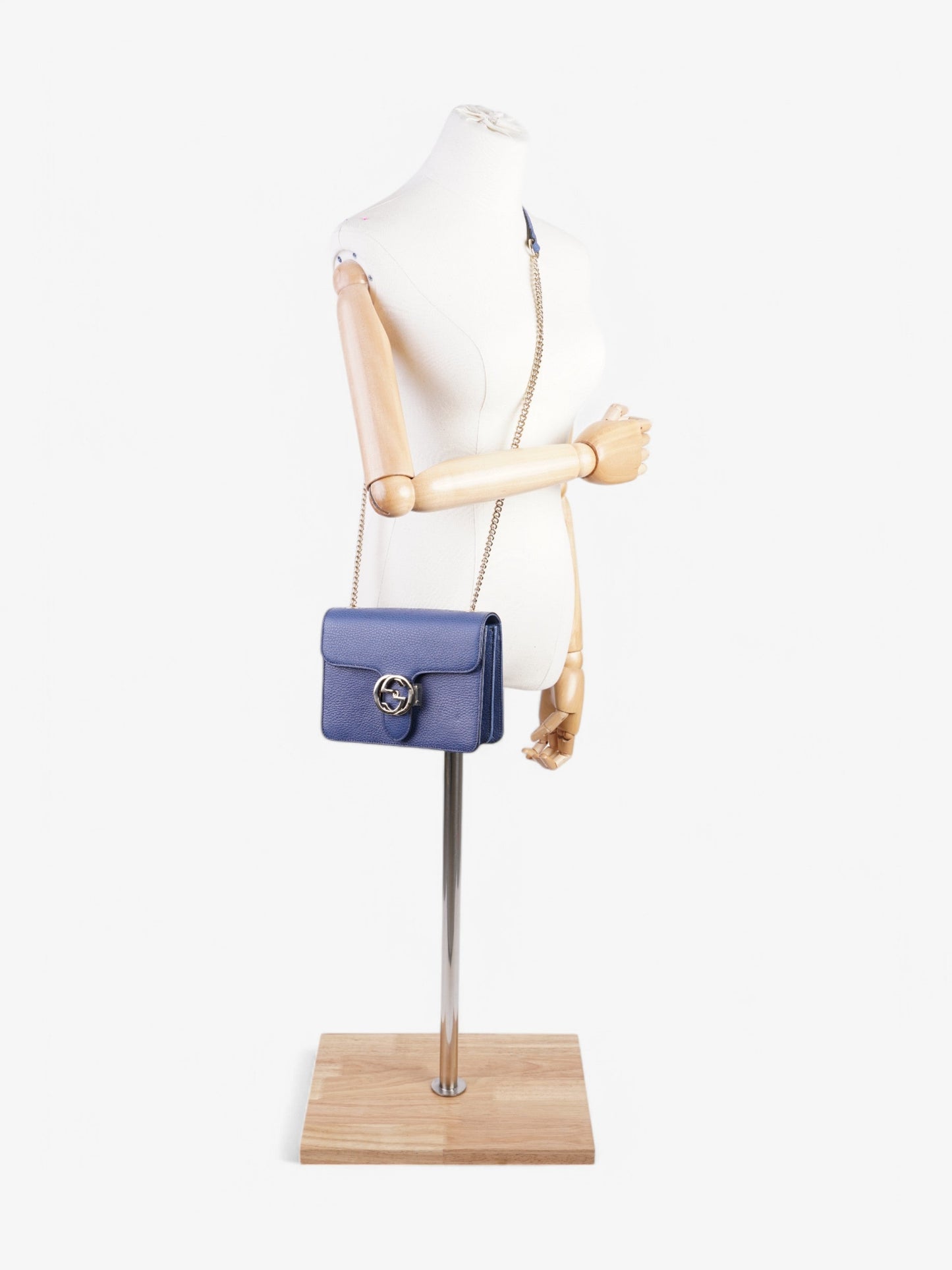 Gucci Dollar Interlocking Caspian Calfskin Crossbody Bag Leather Small Small 1