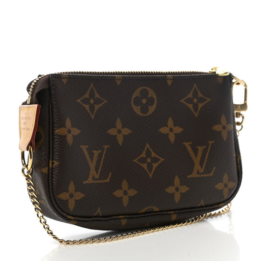 Louis Vuitton Pochette Monogram Clutch Bag Mini Pochette