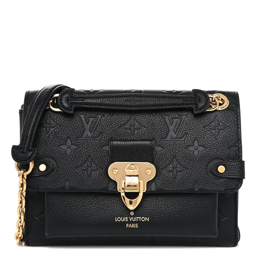 Louis Vuitton VAVIN MM Leather Empreinte Handbag