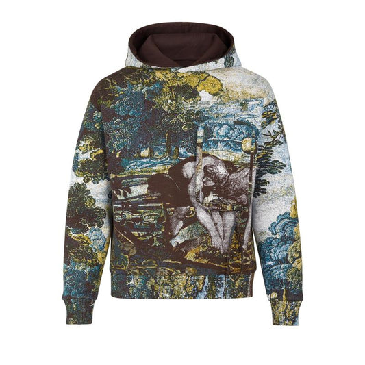 Louis Vuitton VIRGIL ABLOH TAPESTRY JACQUARD 3D HOODIE Apparel