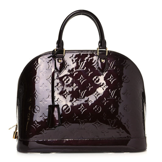 Louis Vuitton ALMA AMARANTE GM Vernis Handbag