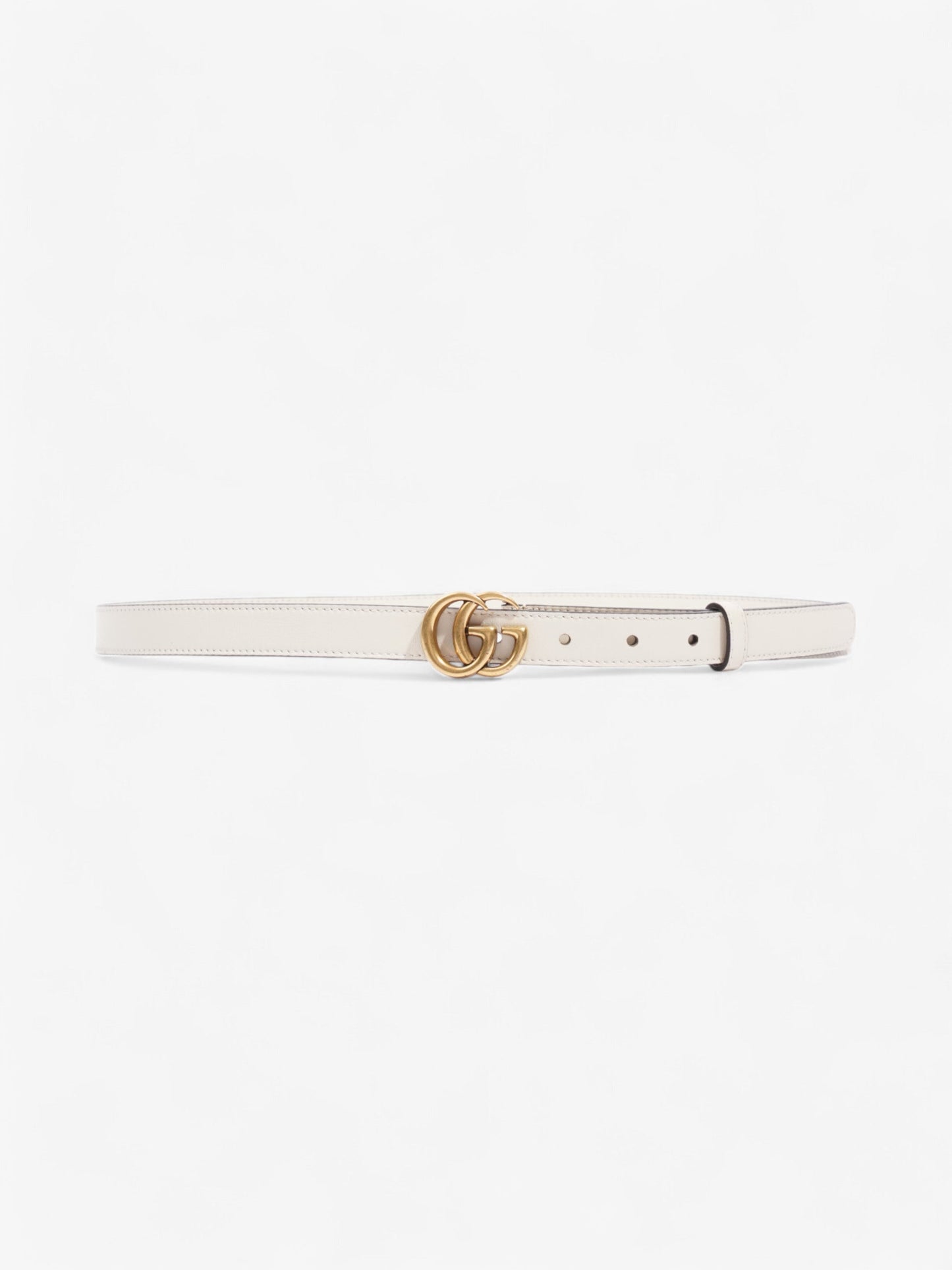 Gucci Marmont Thin Belt Handbag Leather Gold Accessory