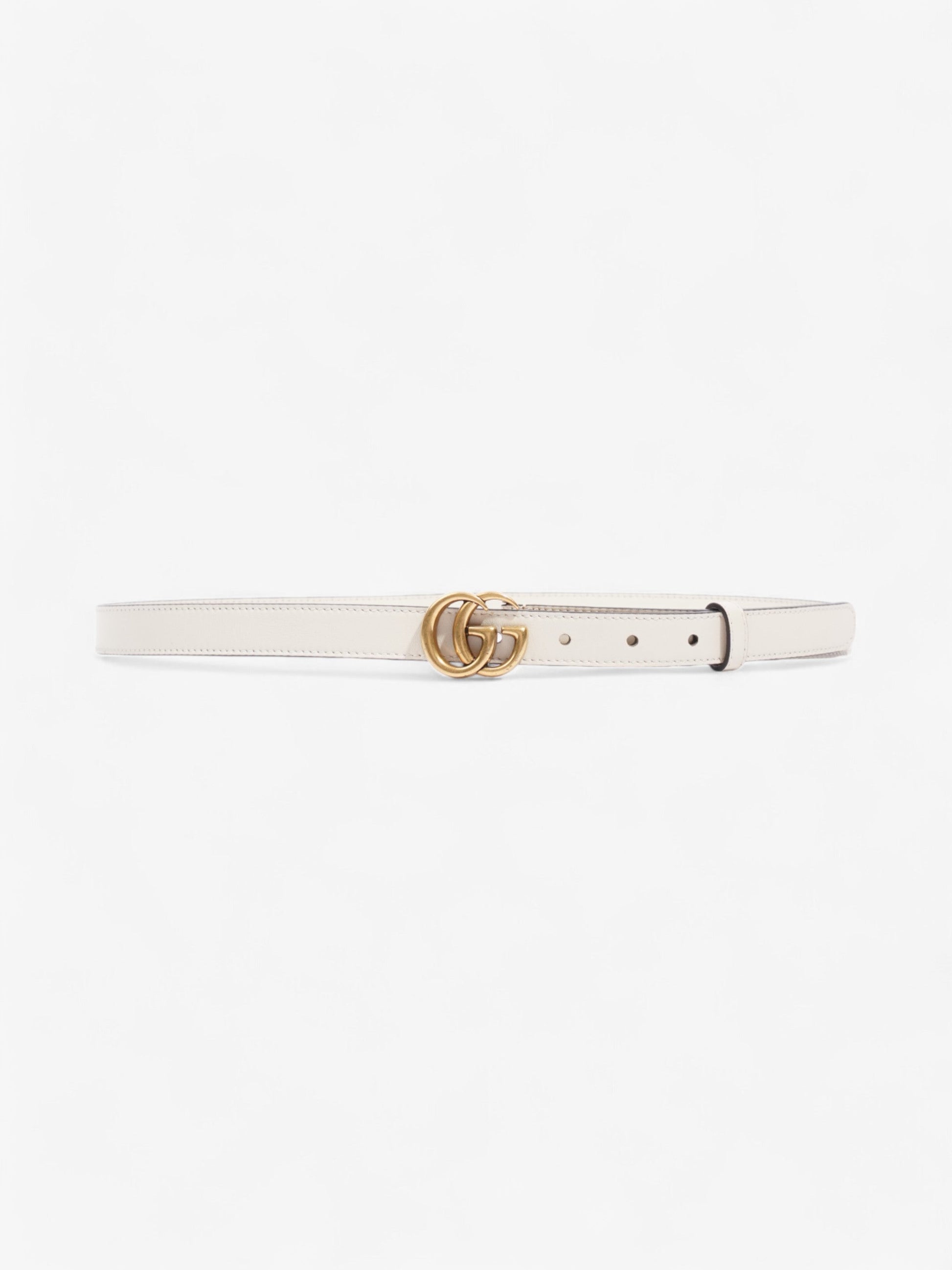 Gucci Marmont Thin Belt Handbag Leather Gold Accessory