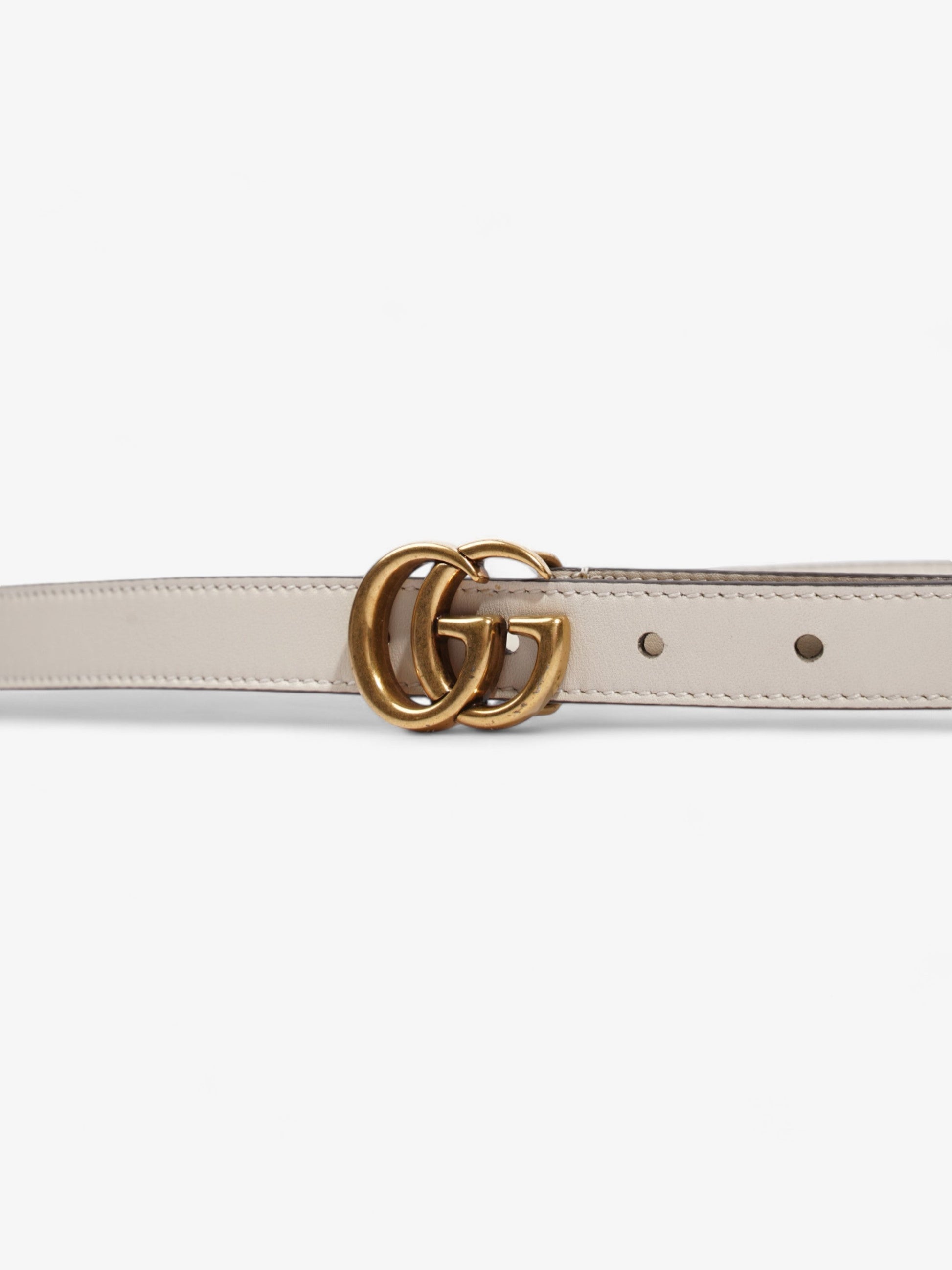 Gucci Marmont Thin Belt Handbag Leather Gold Accessory