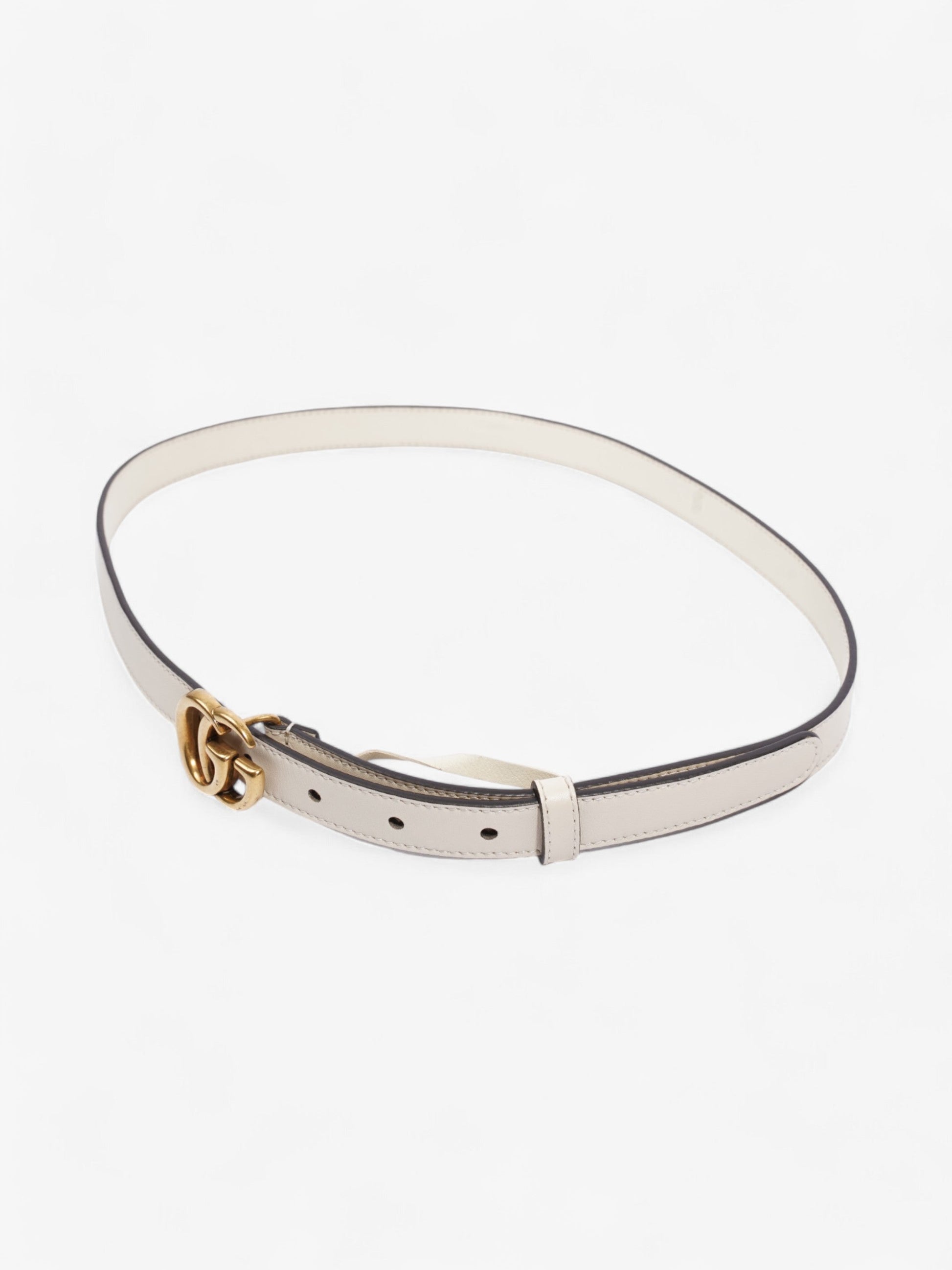 Gucci Marmont Thin Belt Handbag Leather Gold Accessory