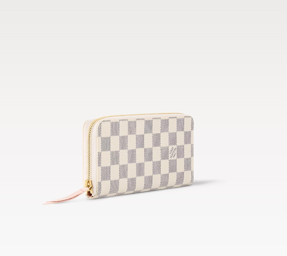 Louis Vuitton AZUR CLÉMENCE – ROSE Damier Wallet Case
