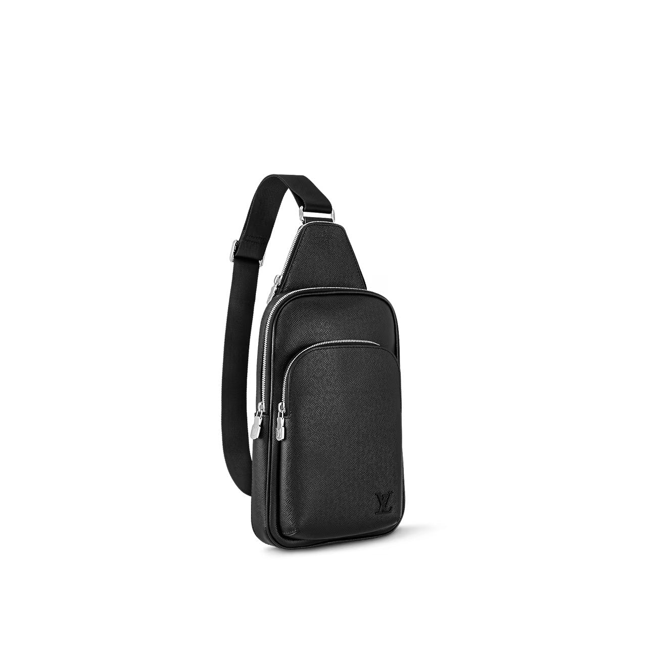 Louis Vuitton AVENUE NM TAIGA SLINGBAG Leather Black Crossbody Bag