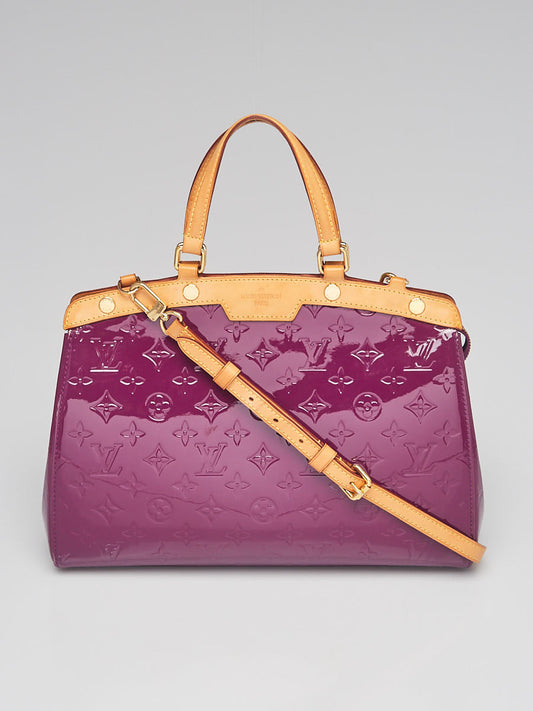 Louis Vuitton BREA AMETHYST MM Vernis Handbag