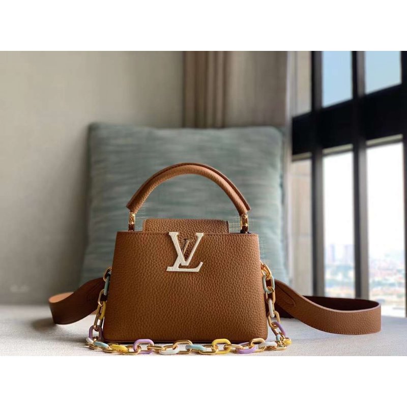 Louis Vuitton Capucines Bb Hand Bag Travel Bag Bag Bgmp1563