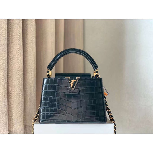 Louis Vuitton Capucines Bb Hand Bag Travel Bag Bag Bgmp1585