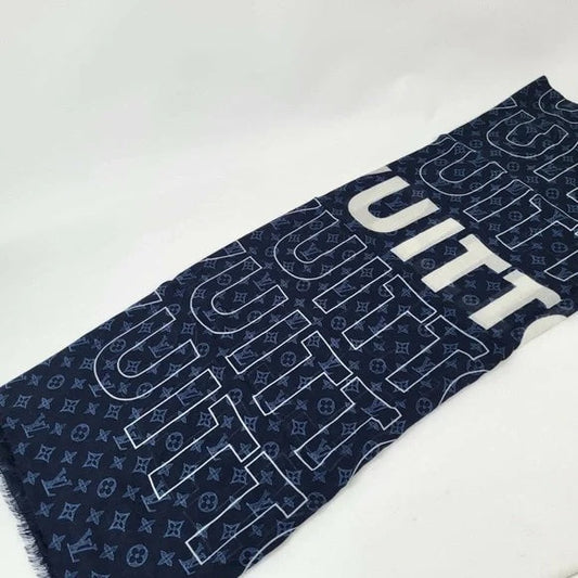 Louis Vuitton CASHMERE SILK SCARF SHAWL Monogram