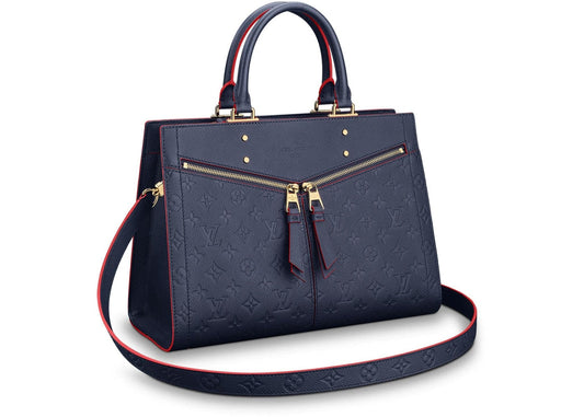 Louis Vuitton Sully Marine Rouge Monogram MM Empreinte Handbag