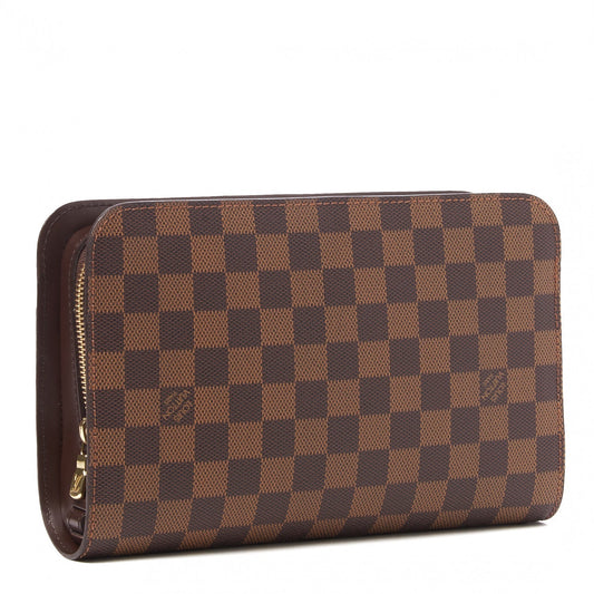 Louis Vuitton Ebene Saint Louis Business Damier Clutch Bag