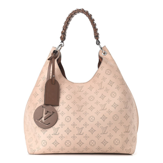 Louis Vuitton MAHINA CARMEL HOBO Shoulder Bag