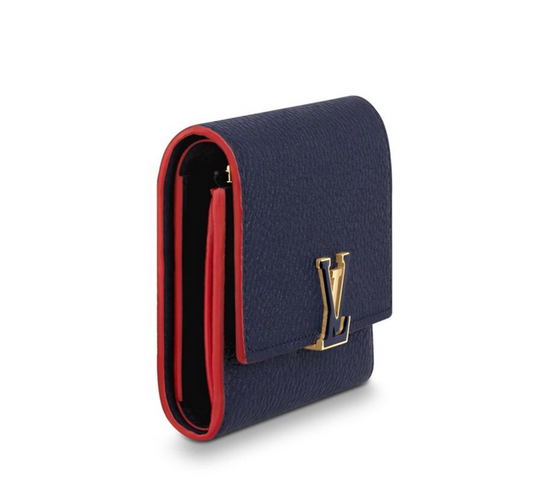 Louis Vuitton Marine Rouge Capucines Calfskin Wallet Case