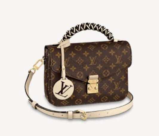 Louis Vuitton BRAIDED POCHETTE MÉTIS Monogram Metis Clutch Bag