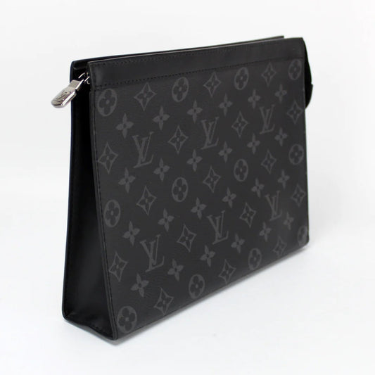 Louis Vuitton ECLIPSE VOYAGE POCHETTE Monogram Clutch Bag