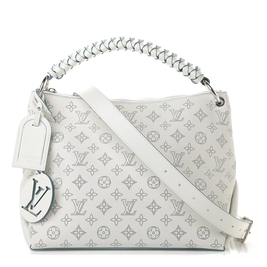 Louis Vuitton SNOW MAHINA HOBO MM Shoulder Bag