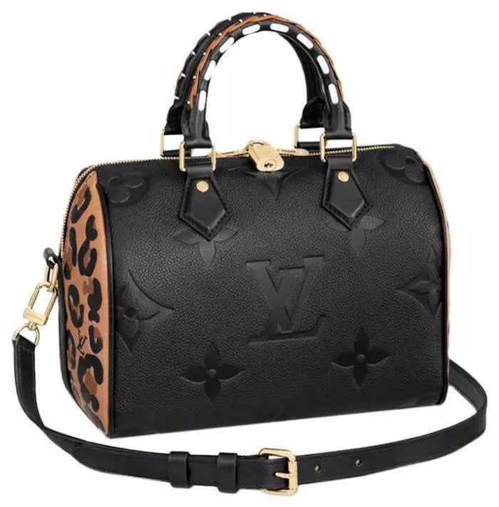 Louis Vuitton WILD AT HEART GIANT SPEEDY 25 Monogram Empreinte Handbag