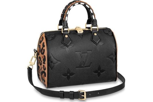 Louis Vuitton WILD AT HEART GIANT SPEEDY 25 Monogram Empreinte Handbag