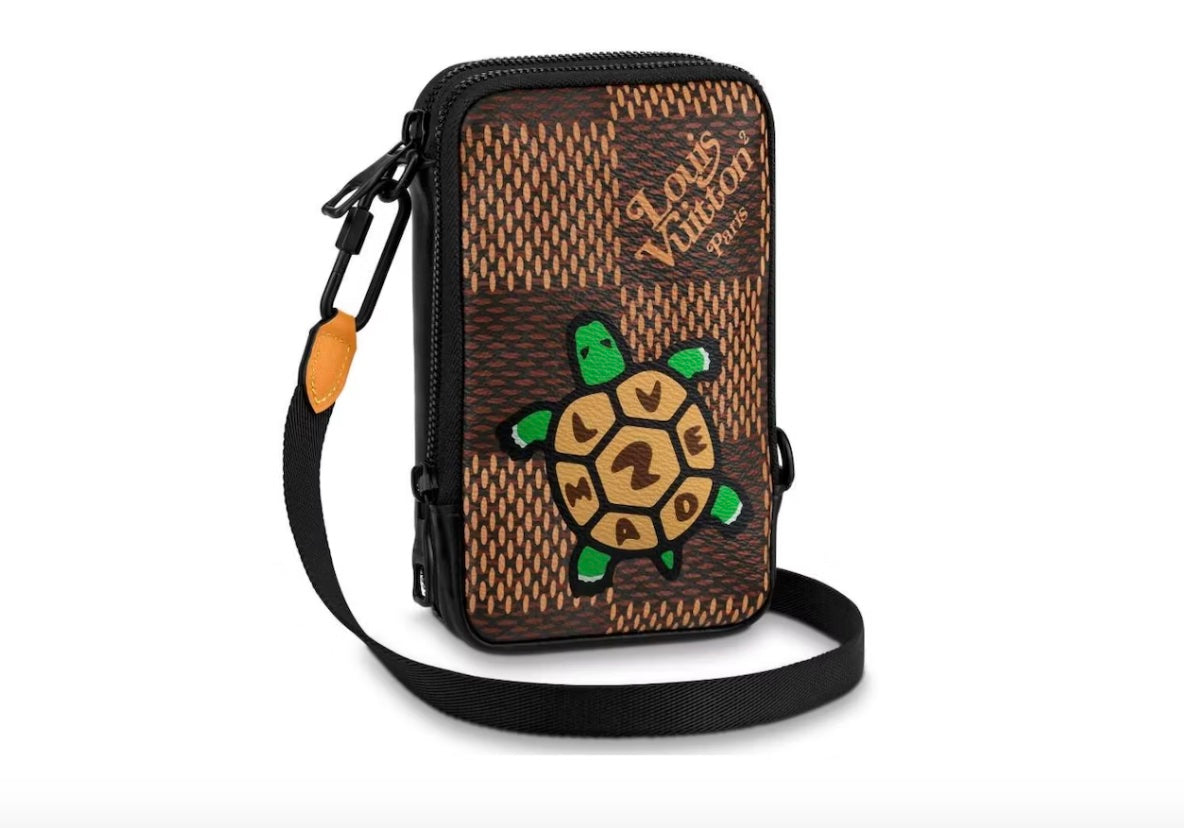 Louis Vuitton X NIGO DOUBLE PHONE Crossbody Bag
