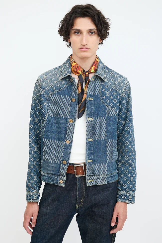 Louis Vuitton X NIGO GIANT WAVES MNGM DENIM Damier Apparel