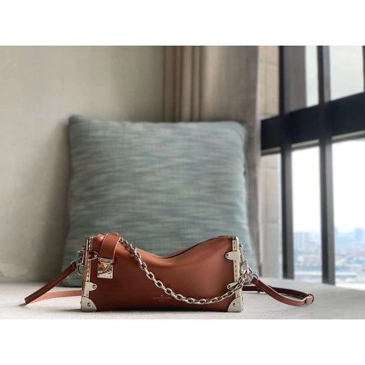 Louis Vuitton Slim Trunk Hand Bag Travel Bag Bag Bg03082