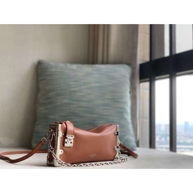 Louis Vuitton Slim Trunk Hand Bag Travel Bag Bag Bg03082