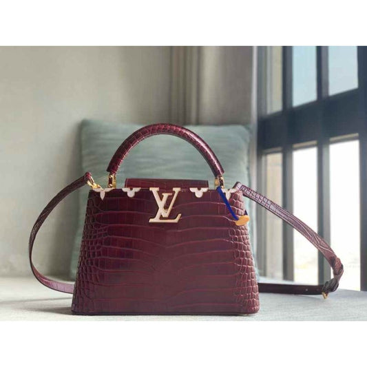 Louis Vuitton Capucnes Hand Bag Mini Travel Bag