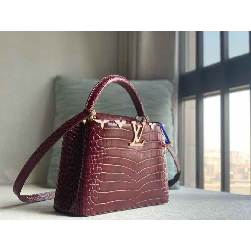 Louis Vuitton Capucnes Hand Bag Mini Travel Bag