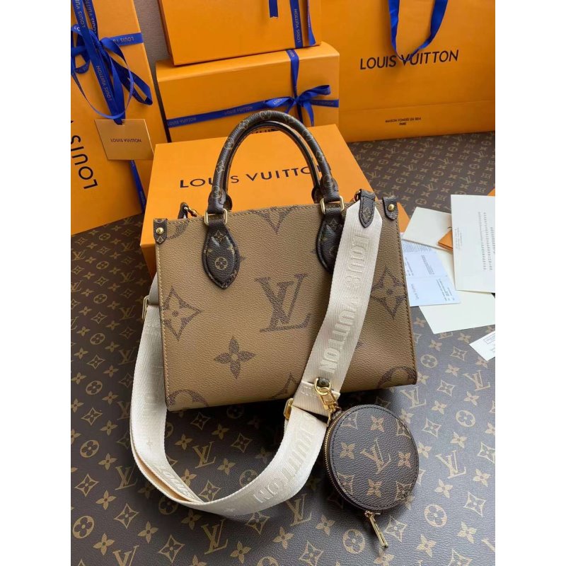 Louis Vuitton On The Go Hand Bag Travel Bag Bag Bgmp1726