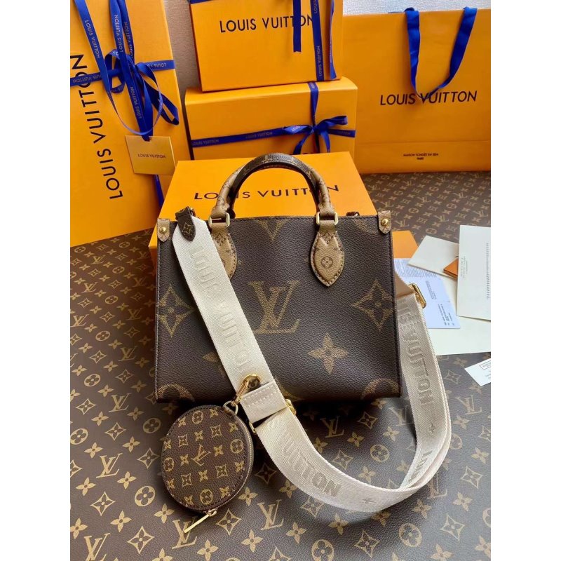 Louis Vuitton On The Go Hand Bag Travel Bag Bag Bgmp1726