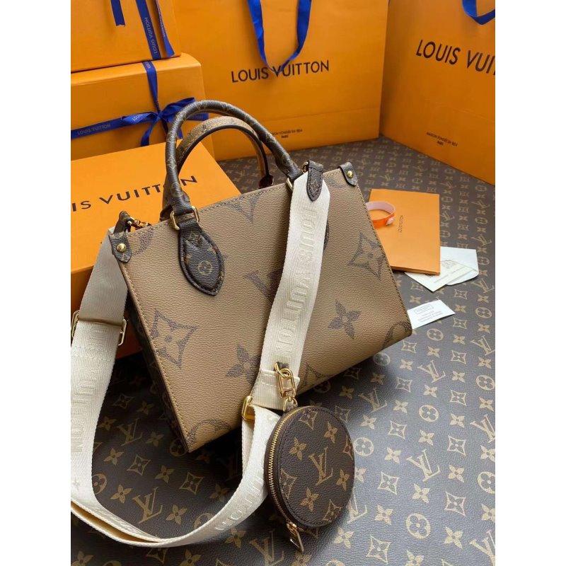 Louis Vuitton On The Go Hand Bag Travel Bag Bag Bgmp1726