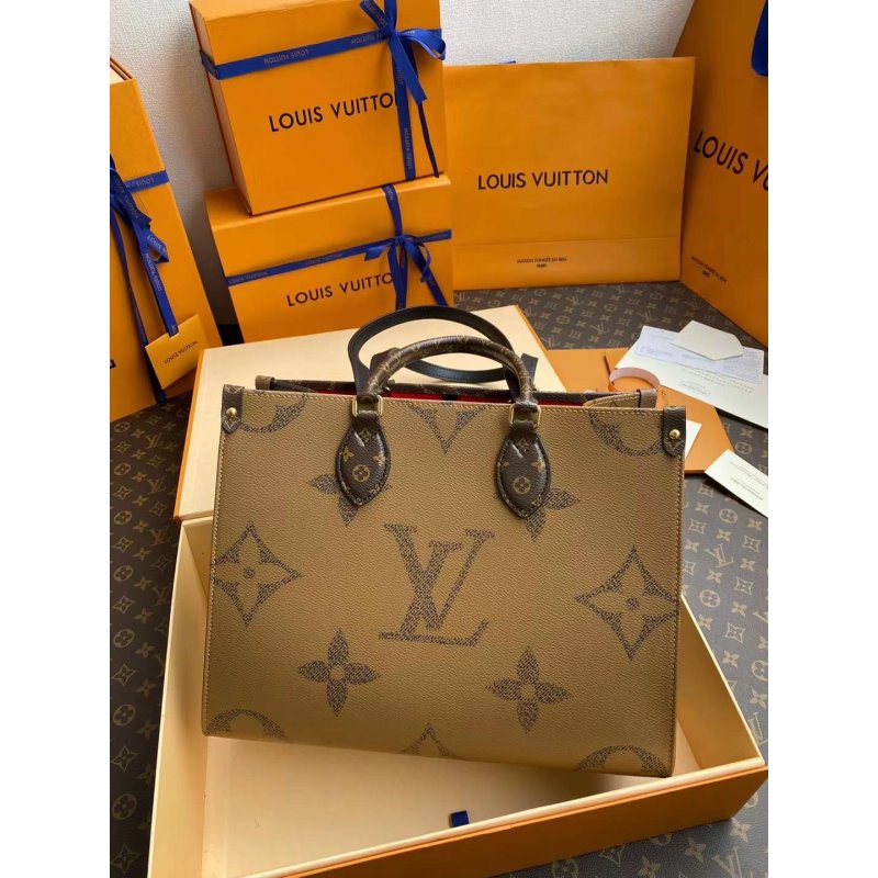 Louis Vuitton On The Go Hand Bag Travel Bag