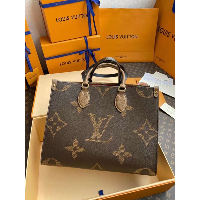 Louis Vuitton On The Go Hand Bag Travel Bag