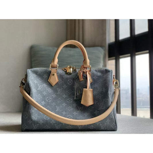 Louis Vuitton Speedy Soft Top Handle Bag Travel Bag