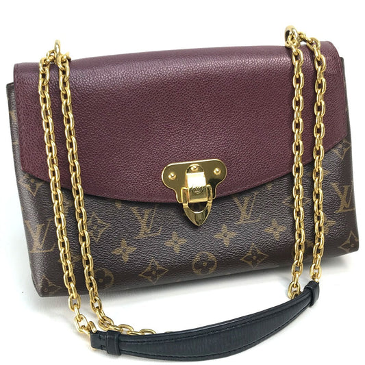 Louis Vuitton M43715 Sun Praseed Monogram Leather Canvas Brown Shoulder Bag
