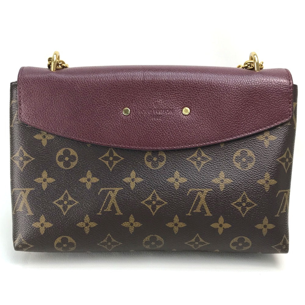 Louis Vuitton M43715 Sun Praseed Monogram Leather Canvas Brown Shoulder Bag